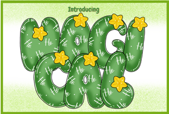 Bringing Holiday Cheer with the Magical Cactus Font