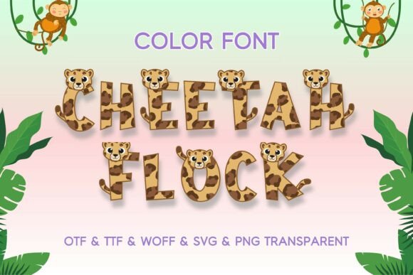 Cheetah Flock: A Wildly Playful Display Font for Creative Projects