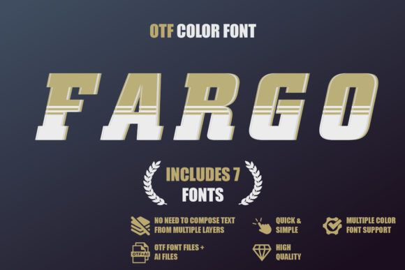 Fargo: The Bold, Colorful Typeface for Impactful Designs