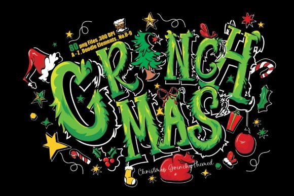 Grinchmas Design Assets: A Bold Holiday Identity