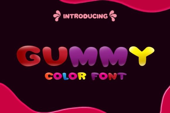 Gummy Font: A Playful Pop of Color for Creative Projects