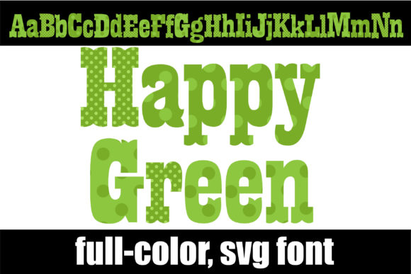 Happy Green: A Vibrant Serif for Bold Branding