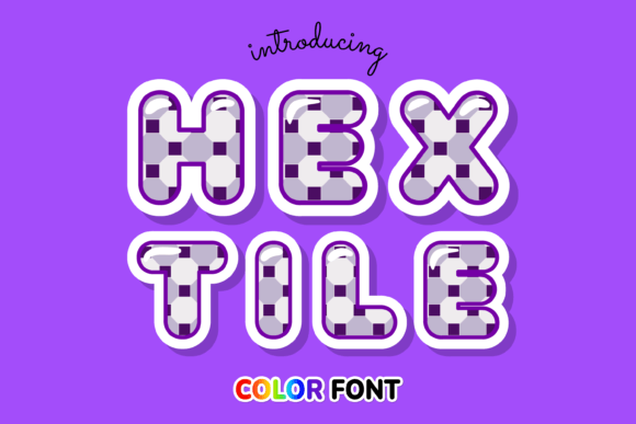 Hex Tile: A Color Font for Modern Design