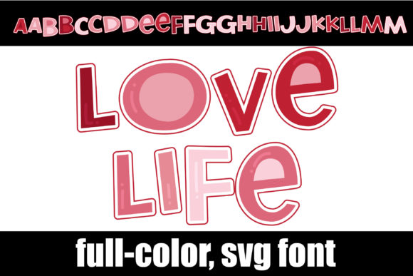Injecting Vibrant Energy with the Love Life Typeface