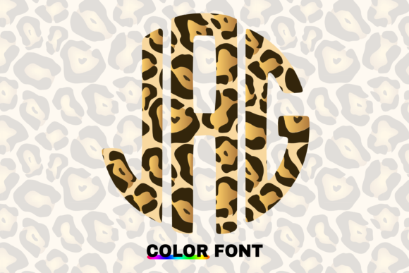 Jaguar Circle: A Playful Monogram Font with Wild Charm