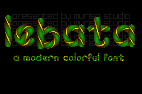 Lebata: The Playful Color Font for Authentic Design
