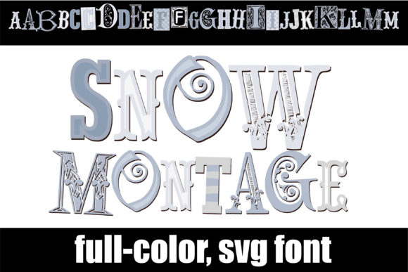 Snow Montage: A Designer's Guide to Winter-Inspired Typography