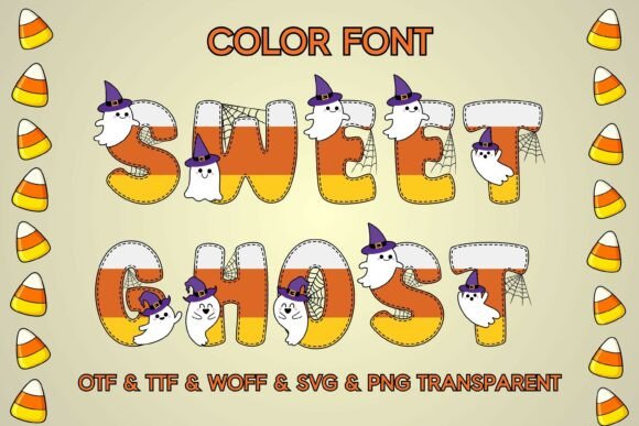 Sweet Ghost: A Playful Typeface for Festive Halloween Projects